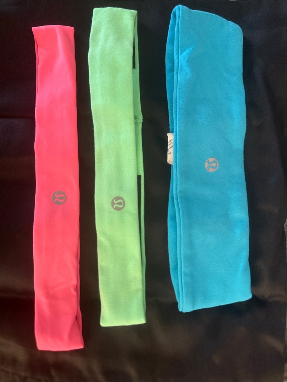 Lululemon  Headbands — Pink, Green, Blue